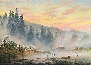 Caspar David Friedrich morning oil painting